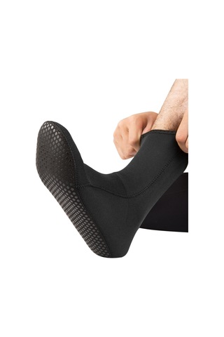 Moveevo Erkek Kadın Neopren Derin Su Atıcı Çorapları: Isı Tutucu, Kaymaz Önlü, Sıcak Sağlayan Su Sporları Çorapları Siyah, Xxl Siyah