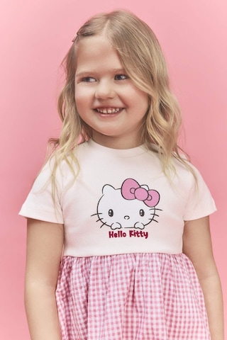 Defacto Hello Kıtty Fitilli Kaşkorse Elbise Kız Bebek H1208a526smer105 Ekru-er105
