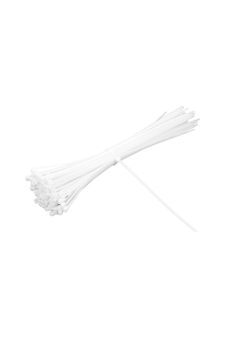 Günsan Beyaz 100'lü Kablo Bağı (25cm x 3.6mm)