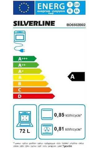 Silverline BO6502B02 S2 72 LT Ankastre Fırın