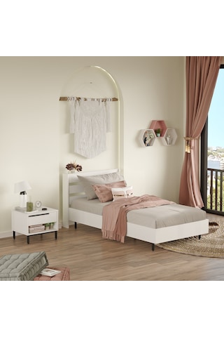 Robin Home Lidya Genç Odası Takımı 2'li Set Beyaz