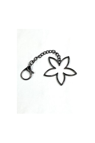 Karantuhafiye Metal Çanta Sallantı Süsü / 18 Cm / Slt3 Antrasit