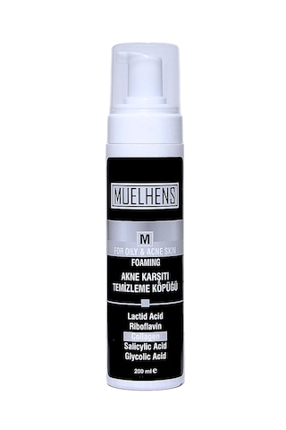 Muelhens Akne Karşıtı Yüz Temizleme Köpüğü 200 ML