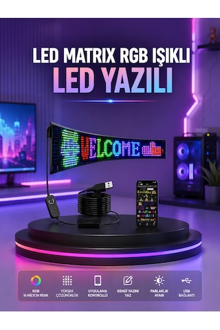 Rgb Led Panel Renkli Işık Efektli Dekoratif Aydınlatma - Lisinya Çok Renkli 83392108