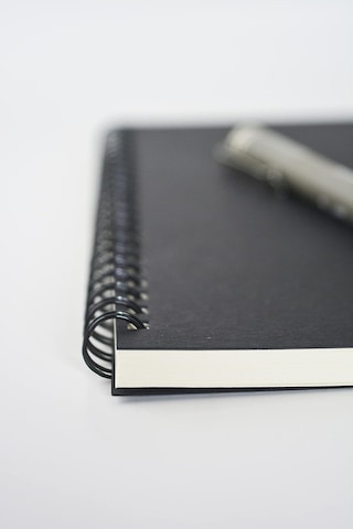 2'li Çizgisiz Not Defter, A5 Boyut 15x21 Cm , 60 Yaprak Planlama, Siyah Ve Kraft Kapaklar, Ofis İçin İdeal Çok Renkli