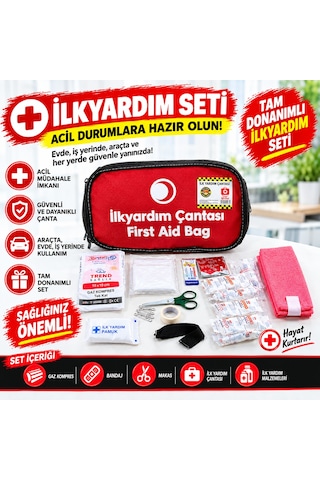 Mevzuata Uygun Tuvtürk Uyumlu İlk Yardım Çantası - Ecza Çantası Mevzuata Uygun Tuvtürk Uyumlu İlk Yardım Çantası - Ecza Çantası