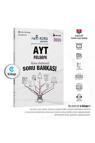 Nettekurs Yayınları Yks Ayt Felsefe Konu Anlatımlı Akıllı Soru Bankası E-kitap