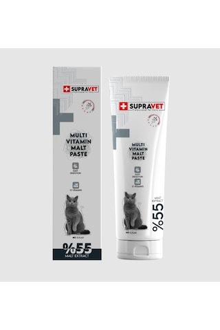 Supravet Kediler İçin Taurinli Multi Vitamin Kedi Macunu 100 G