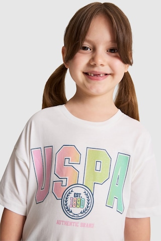 U.S. Polo Assn. Kız Çocuk Beyaz Pijama Takım 50326602-vr013