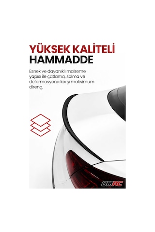 Opel Astra J 2010-2015 Arası Uyumlu Araca Özel Bagaj Spoileri Piano Siyah 1 Parça