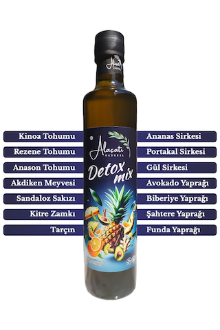 Detox Mix Sirkesi Doğal Fermantasyon 500 Ml