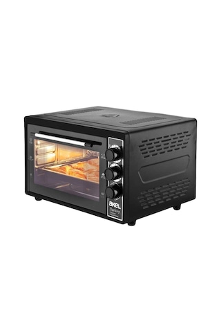 Midi Fırın Kare 38lt Ayarlanabilir Termostat 50 320 C - Saatli 0 - 90 Dk Zil 3 Kademe Hız Ayar E
