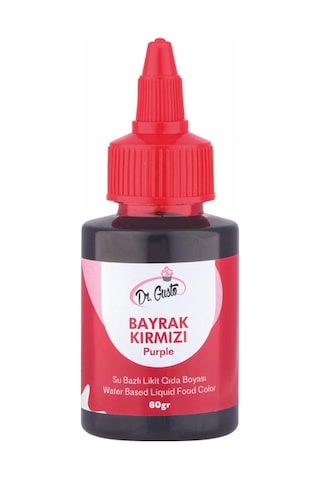 Bayrak Kırmızı Likit Gıda Boyası 60 Gr
