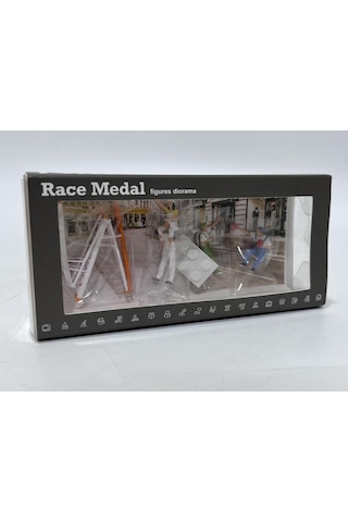 Race Medal 1:64 Boya Ustası Diorama Figür