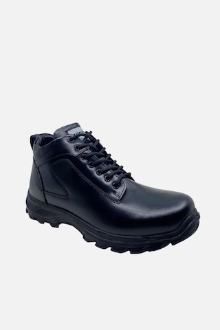 Scooter Erkek Deri Siyah Bot Siyah Erkek Bot M5559ds