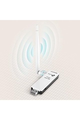 Tl-wn722n, N150 Mbps Yüksek Kazanımlı Kablosuz Usb Adaptör, 4dbi Ayrılabilir Anten