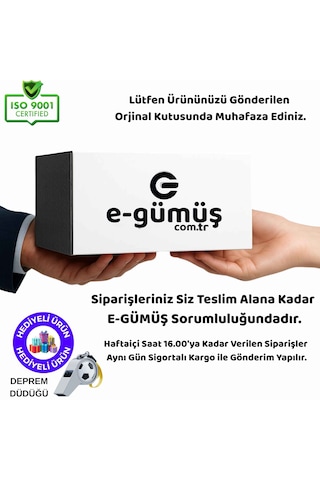 Nadir E-gümüş 500gr. Külçe Gümüş