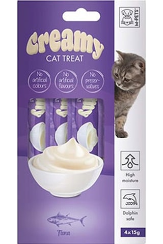 M-pets Ton Balıklı Krema Kedi Ödül Maması 4x15 Gr 244-30036.01