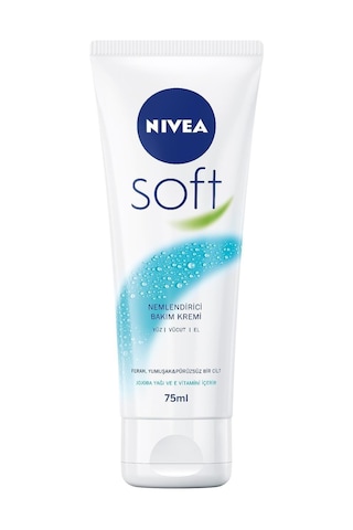 Soft Krem 75ml , Nemlendirici Bakım Kremi, Yüz, Vücut, El, Jojoba Yağı Ve E Vitamini İle Cilt Bakımı