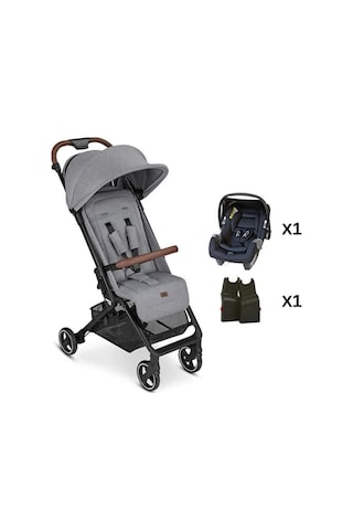Abc Design Ping Tin Kabin Boy Bebek Arabası - Jixy Siyah Ana Kucağı Travel Set