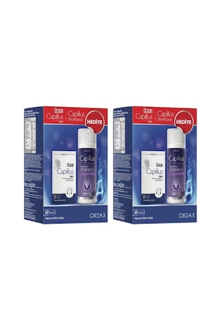 Capillus Men 60 Tablet Capillus Şampuan 200 Ml Hediyeli 2 Paketi