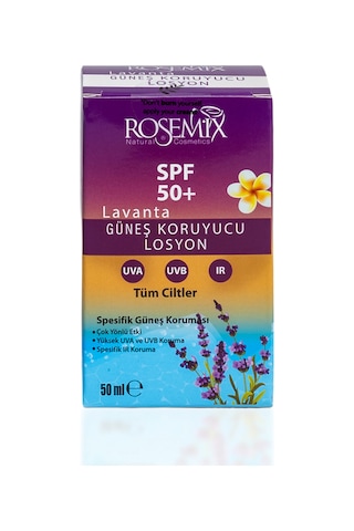Rosemix - 610 - - Lavanta Yağlı Güneş Koruyucu Losyon +50 Spf - 2 Adetlik - Spt-gld - Set Ürün