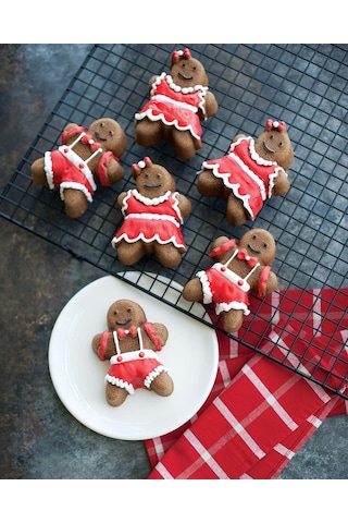 Nordicware Gingerbread Mini Kek Kalıbı Renkli