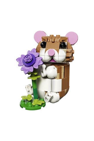 LEGO® Creator 3’ü 1 Arada Sevimli Hamster ile Çiçek 31376 – 7 Yaş ve Üzeri Çocuklar için Yaratıcı Oyuncak Yapım Seti (166 Parça)