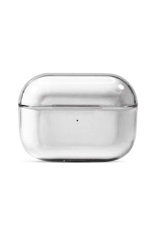 Apple AirPods Uyumlu Pro Kılıf Şeffaf Sert Kristal Zore Airbag 14 Kılıf Renksiz