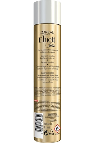 L'Oreal Paris Elnett Satin Güçlü Tutuş Saç Spreyi 300 ML