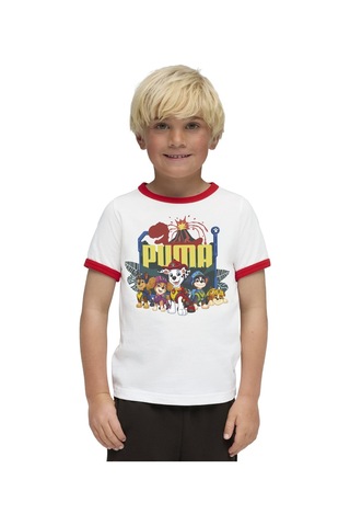 Puma Puma X Paw Patrol Ringer Erkek Çocuk Beyaz Koşu Tişört 28637