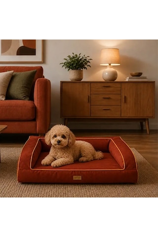 Lepus Sofa Kedi Ve Köpek Yatağı Kiremit 54x77 Cm 249-54015.01