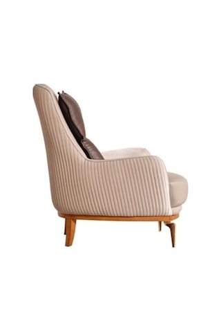 Berjer Berjer Tekli Koltuk Krem Krem