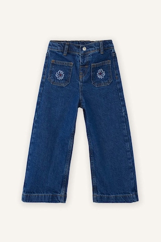 Defacto Wıde Leg Jean Pantolon Kız Bebek G8187a526spnm34 Mavi-nm34