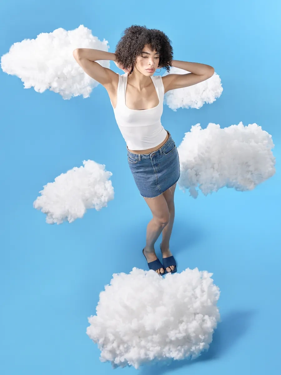 Tvoe Kare Yaka Atl 444802916 Beyaz