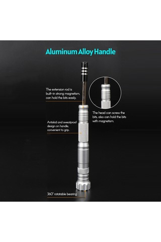 Singree 52'li Profesyonel Vidalı Seti - Dizüstü, Telefon, Saat Tamiri İçin Çok Fonksiyonlu Alet Takımı