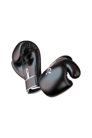 Boks Antrenman Eldiveni Müsabaka Muay Thai Egzersiz Dövüşü Boks Torbası Eldiveni 10oz Siyah