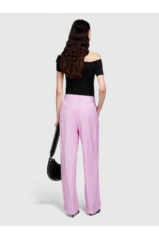 Sisley Viskoz Önü Pileli Geniş Paça Pantolon Kadın Sarı Pantolon - 324p49nmlf057