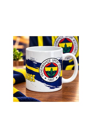 Mgm Sportif Fenerbahçe Lisanslı Taraftar Seramik Kupa Sarı Lacivert