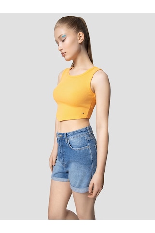Loft Crop Kadın Atlet Mango