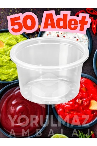 80 Cc Kapaksız Sos Kabı 50 Li Şeffaf Plastik Tek Kullanımlık Sosluk Paket Servis Uyumlu Siyah