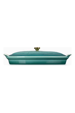 Le Creuset Kapaklı Seramik Balık Pişirme Kabı, 34 Cm Blue Riviera