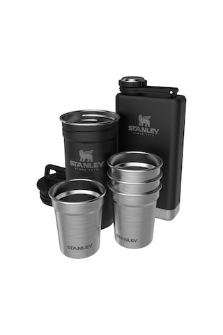 Stanley Unisex Termos Stan Adv Gift Box Shot Gl St H.Grn +Flask-E
