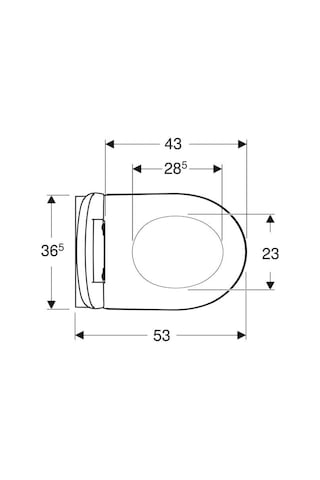 Geberit İcon Rimfree Asma Klozet ve Kapak Seti