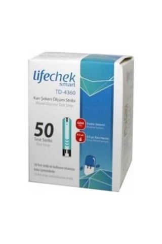LifeChek Stick TD-4287 Kan Şekeri Ölçüm Cihazı + 50 Strip