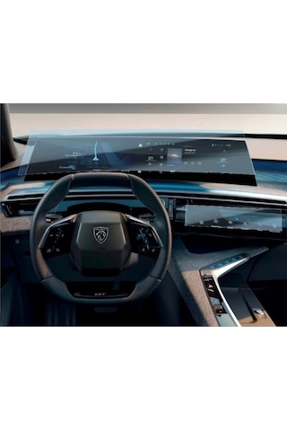 Peugeot Yeni 3008 Multimedya Ve Dijital Gösterge Ekran Koruyucu - Premium Koruma