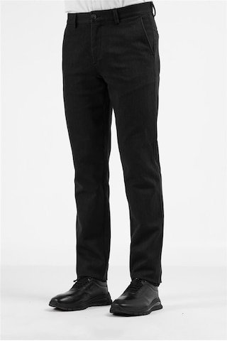 İmza Siyah Yan Cep Casual Comfort Fit Pamuklu Chino Pantolon 1003255169 Siyah