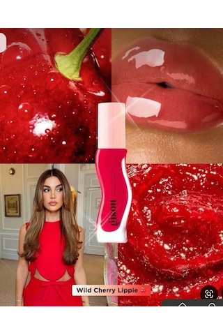 Honey Gisou Strawberry Sorbet Simli Parlatıcı Ruj Yağı Diğer