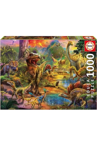 Educa 1000 Parça Dinazorların Ülkesi Puzzle