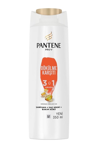 Pantene Dökülme Karşıtı 3'ü 1 Arada Şampuan 350 ML
